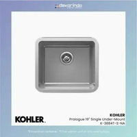 KOHLER - PROLOGUE 19" SINGLE UNDER-MOUNT KITCHEN SINK - K-3884T-S-NA