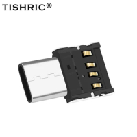 TISHRIC 10Pcs OTG Micro USB OTG Type-C Adapter USB Type C Charge Data Converter OTG Cable For Keyboard Mouse USB DIsk Flash