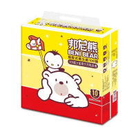 BeniBear邦尼熊抽取式衛生紙100抽10包6袋/箱(60包)-黃版