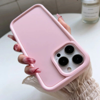 เคสโทรศัพท์เคลือบโดปามีนสีทึบ สำหรับ เคสไอโฟน14PRO 13 12PROMAX 11 XR ความรู้สึกผิวที่เรียบง่ายฝาครอบ