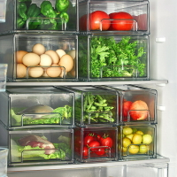 廚房冰箱收納盒抽屜式保鮮盒冰箱多層食水果雞蛋蔬菜整理盒