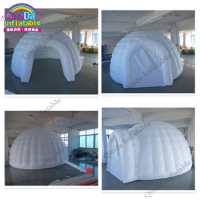 Oxford Cloth Inflatable Commercial Dome Tent Led Light Inflatable Igloo Tent For Party Event