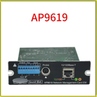 Original for APC Smart Slot AP9619 UPS Uninterruptible Power UPS Network Management Adapter Card EM Tested Board 10/100 Ethernet