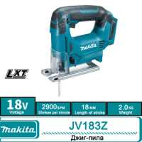 Makita 18V Makita JV183Z Jigsaw 280W 65mm Cordless Electric Jig Saw Portable Jigsaw Multi-Function Woodworking Tools Not Battery