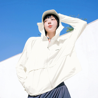 【adidas 愛迪達】 防曬連帽外套 抗 UV 女 IT2487