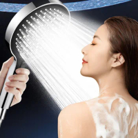 New Largest 15CM Shower Head High Pressure 3 Modes Portable Filter Rainfall Faucet Tap Bathroom Accessories