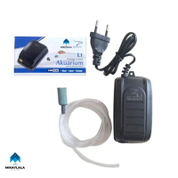 PAKET MESIN AERATOR 1 LUBANG LENGKAP SELANG DAN BATU AQUARIUM