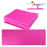 173*61CM Foldable Yoga Mat Eco Friendly TPE Folding Travel Fitness Exercise Mat Double Sided Non-slip Yoga Pilates Floor Workout