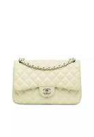 Chanel 二手香奈兒 Jumbo 經典魚子醬雙蓋包