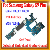 Motherboard Android OS Plate for Samsung Galaxy S9 Plus, EU Version, G965F, G965FD, G965U, S9 G960F, G960FD, G960U, 64G, 128G
