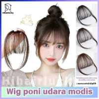 HIL-0029 Wig rambut keriting berwarna,Parik bangs yang indah,Hair Bun/ Cepol Sanggul Instan/ Wig Cep