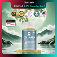 BEWORTHS 120pcs collagen BONE COMPLETE Lengkap Tulang Kolagen Kalsium Tanaman Magnesium Vitamin D3 &