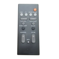Remote Control Replace for YAMAHA Soundbar System YAS-209 YAS-109 Soundbar System VCQ9130 VCQ9140
