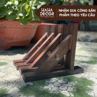 kệ gỗ treo tường, giá gỗ treo đèn, eke gỗ thông mỹ EKE01 (1 Cái)
