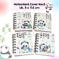 New Notes Ring A7 Hardcover PANDA ECER 1 Buku / Notes Kecil / Agenda Saku