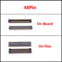 48pin LCD Display Screen FPC Connector For Samsung Galaxy A6+ A6 Plus 2018 A605 A605F/A6 2018 A600 A600F/A9S A9200/J8 Plus J805