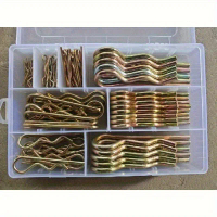 Tractor accessories: steel B-shaped elastic cotter pin, wave-shaped R-shaped pin, agricultural vehic