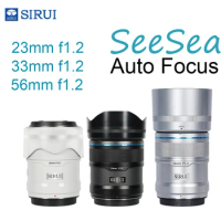 Sirui 23mm f1.2 33mm f1.2 56mm f1.2 APS-C Auto Focus Lens for Sony E Mount Fuji X Mount Nikon Z Mount
