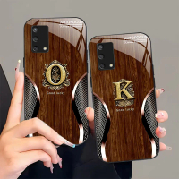 Sesuai untuk【OPPO A95 4G】kasus telepon,Surat beruntung, casing ponsel kelas atas baru,Bahan Kaca, te