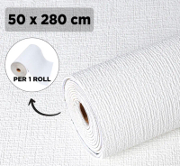 Wallpaper Foam Linen Roll 280 cm x 50 cm Wallpaper Dinding Polos