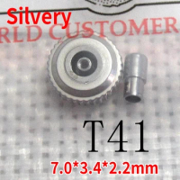 1/2pc Replacement steel Watch Crown Repair Parts For Tissot T41 7.0*3.4*2.2/7.0*3.1*2.0mm watch Movement Spare Parts Accessories