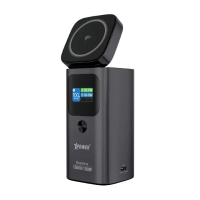 XPOWER MAGINONE MIO15-GY 四合一 Qi2 TFT 15W Magsafe 15000mAh 100W 行動電源15W行動電源模式 /座台無線充電模式 3C POWER BANK