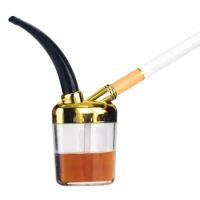 Multifunction Portable Pipe Water Filter Pocket Size Hookah Shisha Holder Mini Cigarette Tobacco Smoking Pipe Smoke Accessories