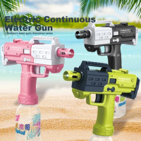 Electric Water Gun For Kids Squirt Water Blaster Guns Toy Summer Swimming Pool Beach Sand Outdoor Water Fighting Play Toys Gifts