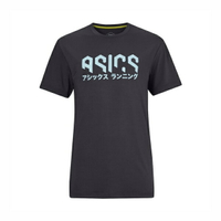 Asics [2011D034-001] 男 短袖 上衣 T恤 亞洲版 運動 慢跑 訓練 吸濕 快乾 親膚 舒適 黑