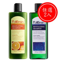 Follimin髮利明 洗髮精任選二入組(咖啡因/茶樹/鋸棕櫚/柑橘/紫丁香/藍銅)