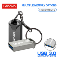 Lenovo 100% Original 2TB USB Flash Drive 1TB ไดรฟ์ปากกาความเร็วสูง USB 3.0อินเทอร์เฟซกันน้ำ Memoria Usb Flash Disk สำหรับ PC