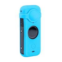 Full Body Dust-proof Silicone Case With Lens Cover For Insta 360 ONE X2 Panoramic Camera Accessories Camera Protective Case