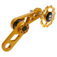 Folding Bike Chainring Tensioner Rear Derailleur Chain Guide Pulley for Oval Tooth Plate Wheel Chain Xipper Bike parts