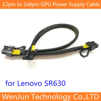 PSU 12pin to Dual 8(6+2)pin PCI-E Interface Power Cable for Lenovo SR630 Server and Graphics Card GPU RTX3080 2080ti