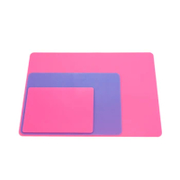 1PCS Safe Silicone Workbenches Epoxy Resin Molds Waterproof Placemat Table Mat For Jewelry Making Supplies Blue&amp;Pink Color