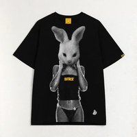 Kaos FR2 BUNNY GAL BLACK TSHIRT 100% ORIGINAL M