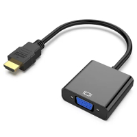 HDMI to VGA Adapter HDMI to VGA Converter for Computer, Desktop Laptop PC Monitor Projector HDTV Chromebook Roku Xbox