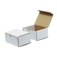 20Pcs/lot Cardboard Carton Christmas Gift Box 3 Layer Corrugated Kraft Paper Packaging Mailers Small Box Custom for Mistery Box