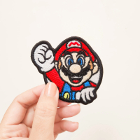 Game Patch Bordir Aksesoris Emblem Iron On Mario