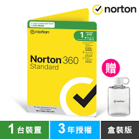 諾頓 NORTON 360 入門版-1台裝置3年-盒裝版