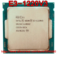 Original Intel CPU Xeon E3-1220V3 Processor 3.10GHz 8M 80W Quad-Core E3 1220V3 LGA1150 free shipping E3-1220 V3 E3 1220 V3
