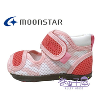 Moonstar月星Carrot機能童鞋 童款魚口透氣學步鞋 寶寶鞋 [MSB984] 粉【巷子屋】
