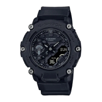 【CASIO 卡西歐】G-SHOCK系列 戶外冒險雙顯手錶 / 黑 47mm(GA-2200BB-1A)