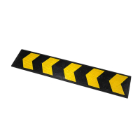 【工具達人】防撞條 路標指示牌 黃色反光警示膜 反光箭頭標示 道路導向牌 指示箭頭板 防護條(190-CRP1000)