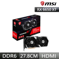 【MSI 微星】Radeon RX 6650 XT GAMING X 8G AMD顯示卡