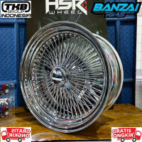 Velg Mobil HSR WIRE WHEELS STD HSR R18X8 H15X108-112-120 ET-0 CHROME