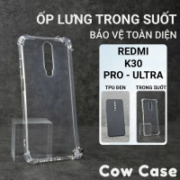Ốp lưng dành cho Redmi K30, K30 Pro/Ultra 5G trơn màu đen | Ốp lưng dành cho Xiaomi dẻo bảo vệ camer