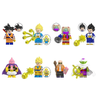 Mô Hình Dragon Ball, Tương Thích Với LEGO, Majin Buu Vegeta Super Saiyan 4, Mô Hình Anime, Đồ Chơi K