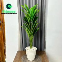 DAUN PISANG PLASTIK JUMBO 1 METER 24 DAUN DEKORASI BUNGA SUDUT RUMAH BUNGA HIAS PLASTIK MURAH - POT 