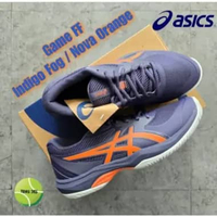 Sepatu Tenis Asics Game FF Indigo Fog / Nova Orange 46